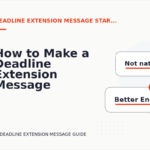How to Make a Deadline Extension Message Easy to Understand