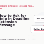 How to Ask for Help in Deadline Extension Message English