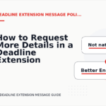 How to Request More Details in a Deadline Extension Message